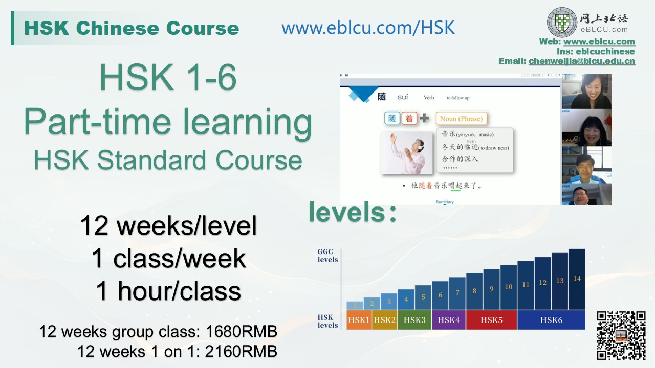 BLCU Online 12 weeks HSK course